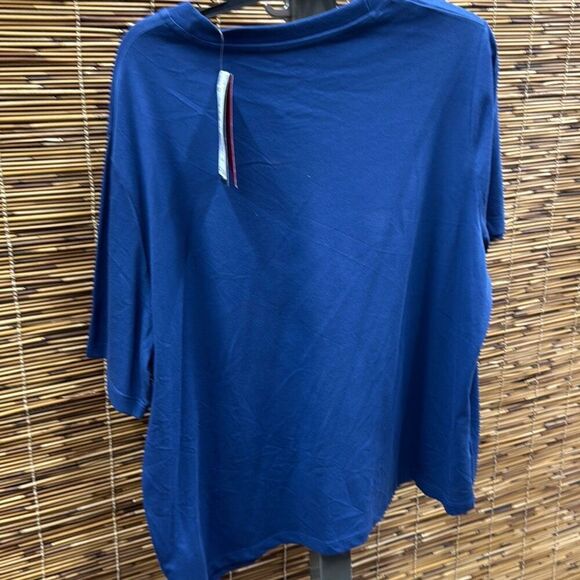 Reebok Plus Size Logo T-Shirt - Batik Blue Size 4X - Picture 3 of 3